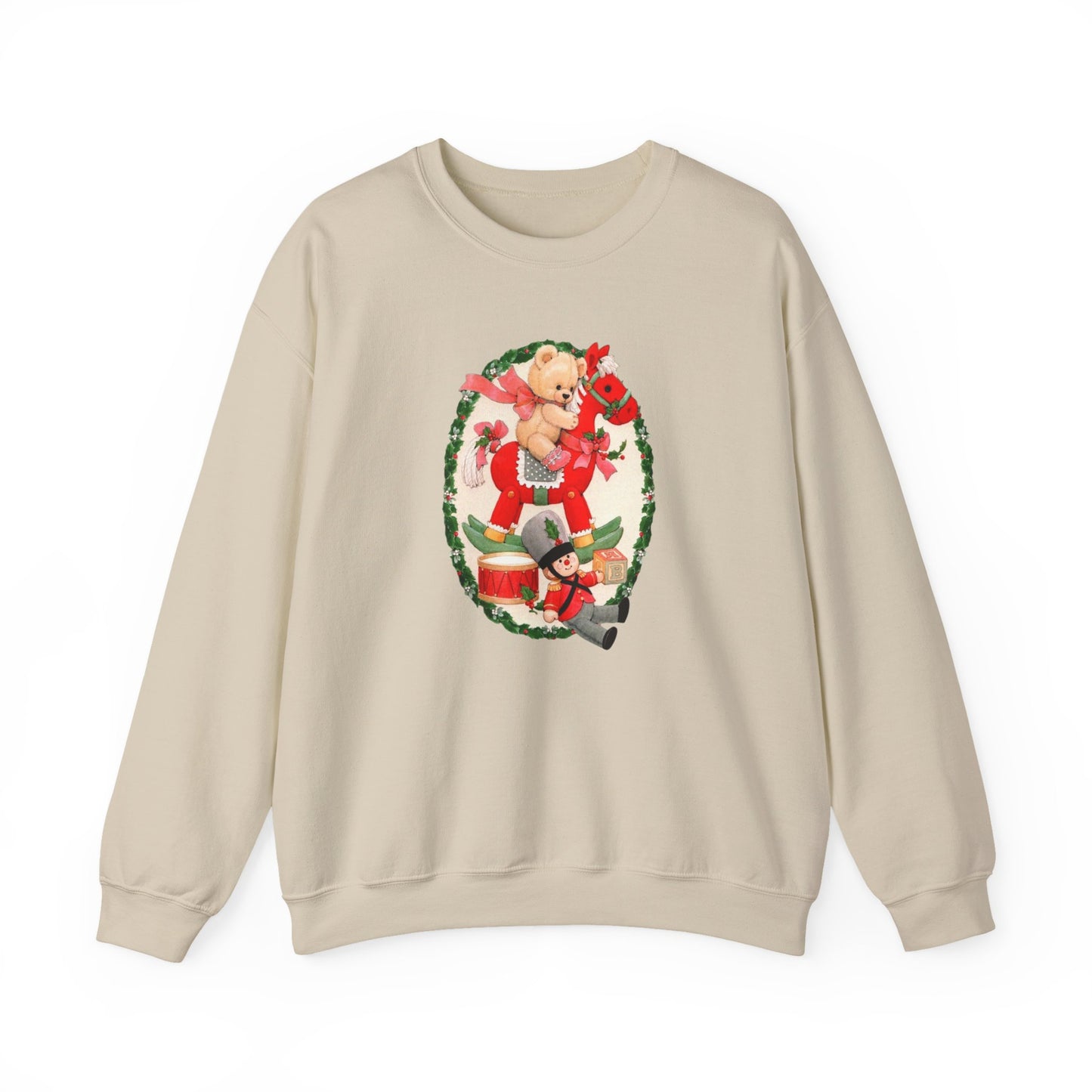 Vintage Christmas Toys Unisex Heavy Blend™ Crewneck Sweatshirt