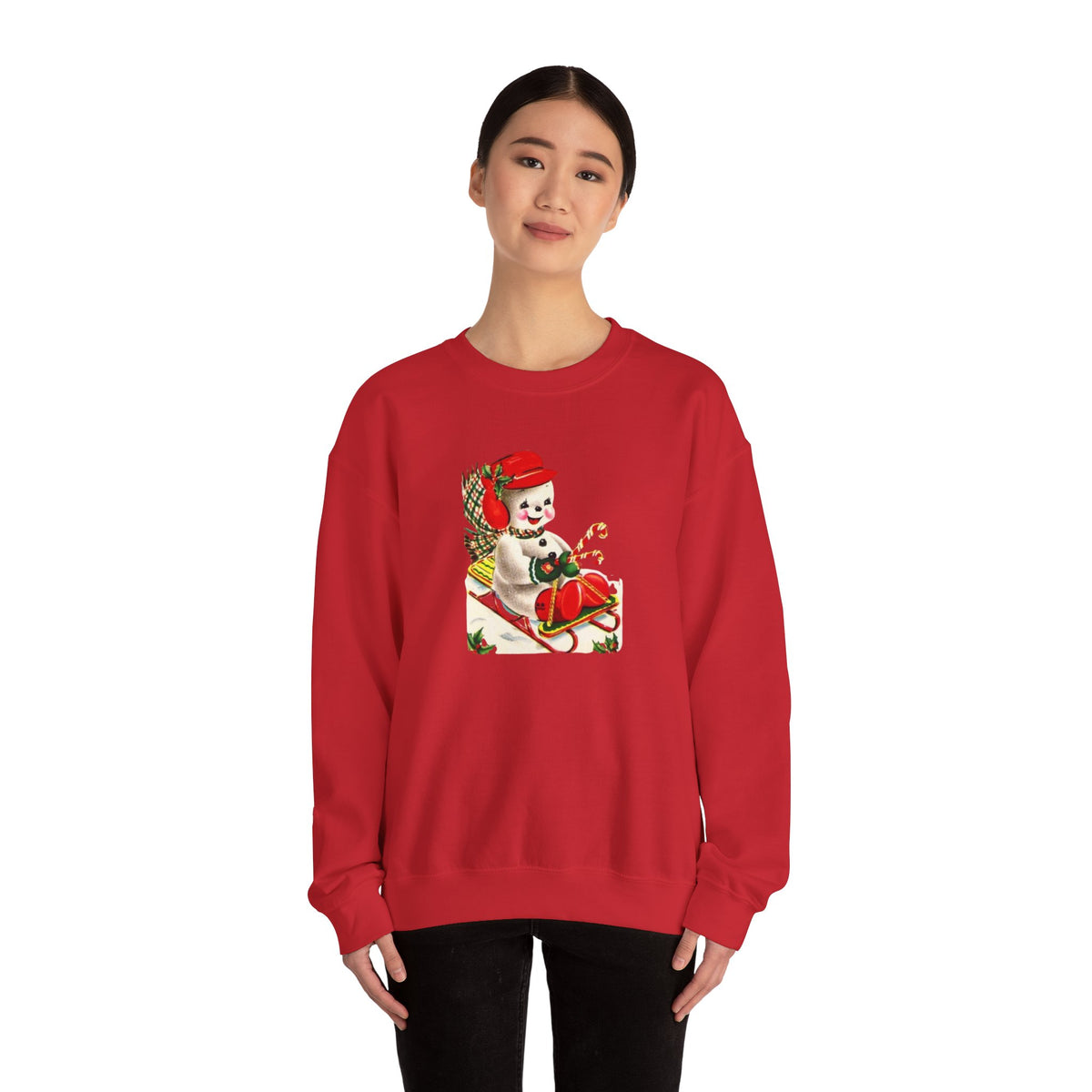 Vintage Christmas Unisex Heavy Blend™ Crewneck Sweatshirt