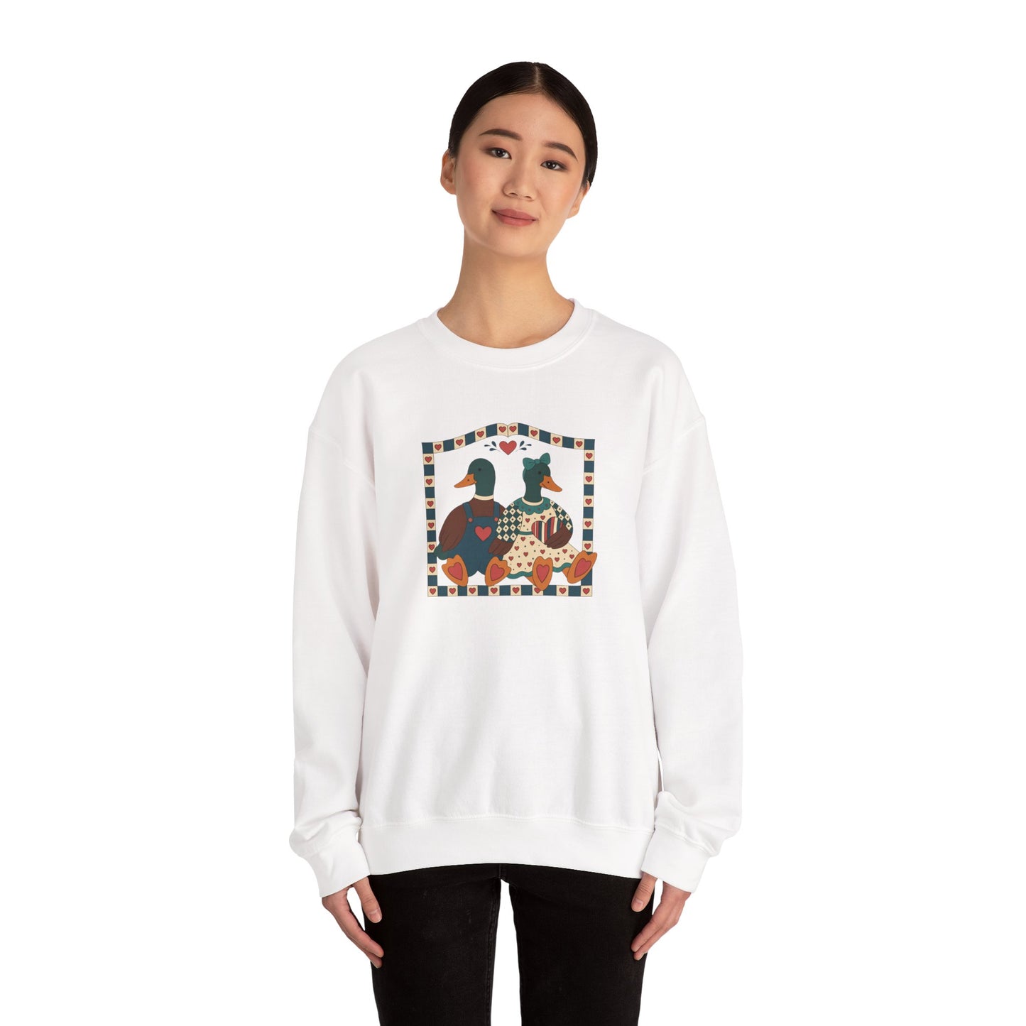 Vintage Geese Unisex Heavy Blend™ Crewneck Sweatshirt