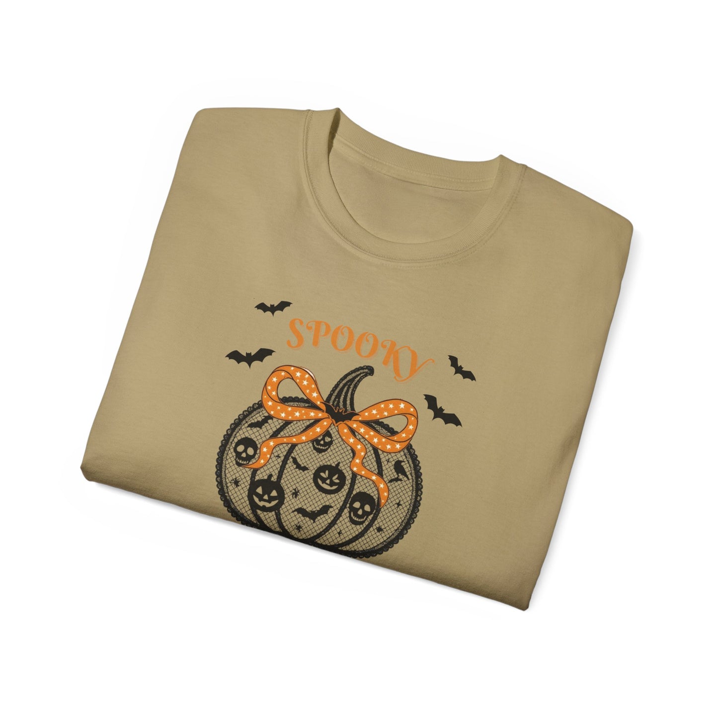 Spooky Season-Laced Pumpkin Unisex Ultra Cotton Tee