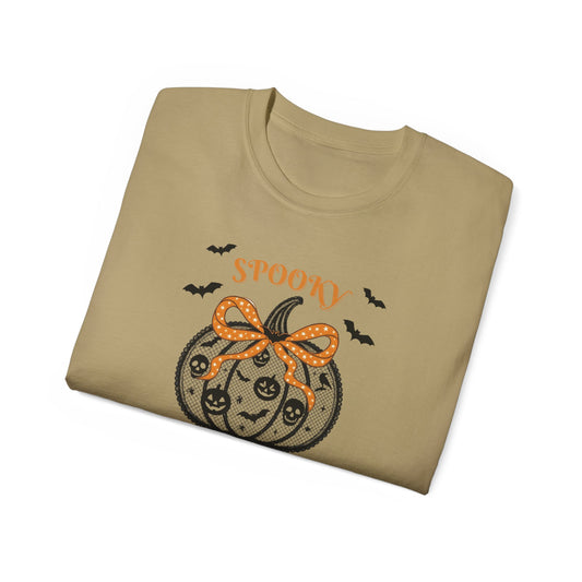 Spooky Season-Laced Pumpkin Unisex Ultra Cotton Tee