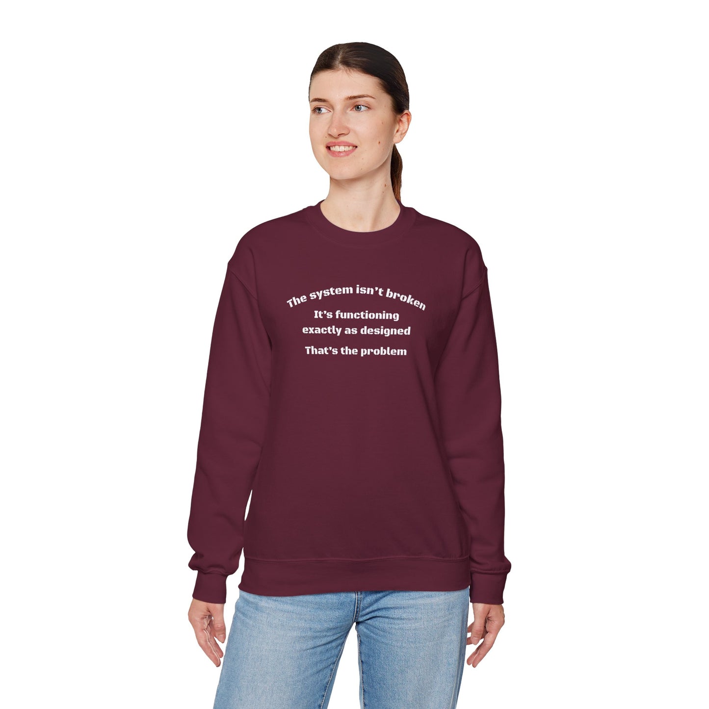 The System Unisex Heavy Blend™ Crewneck Sweatshirt