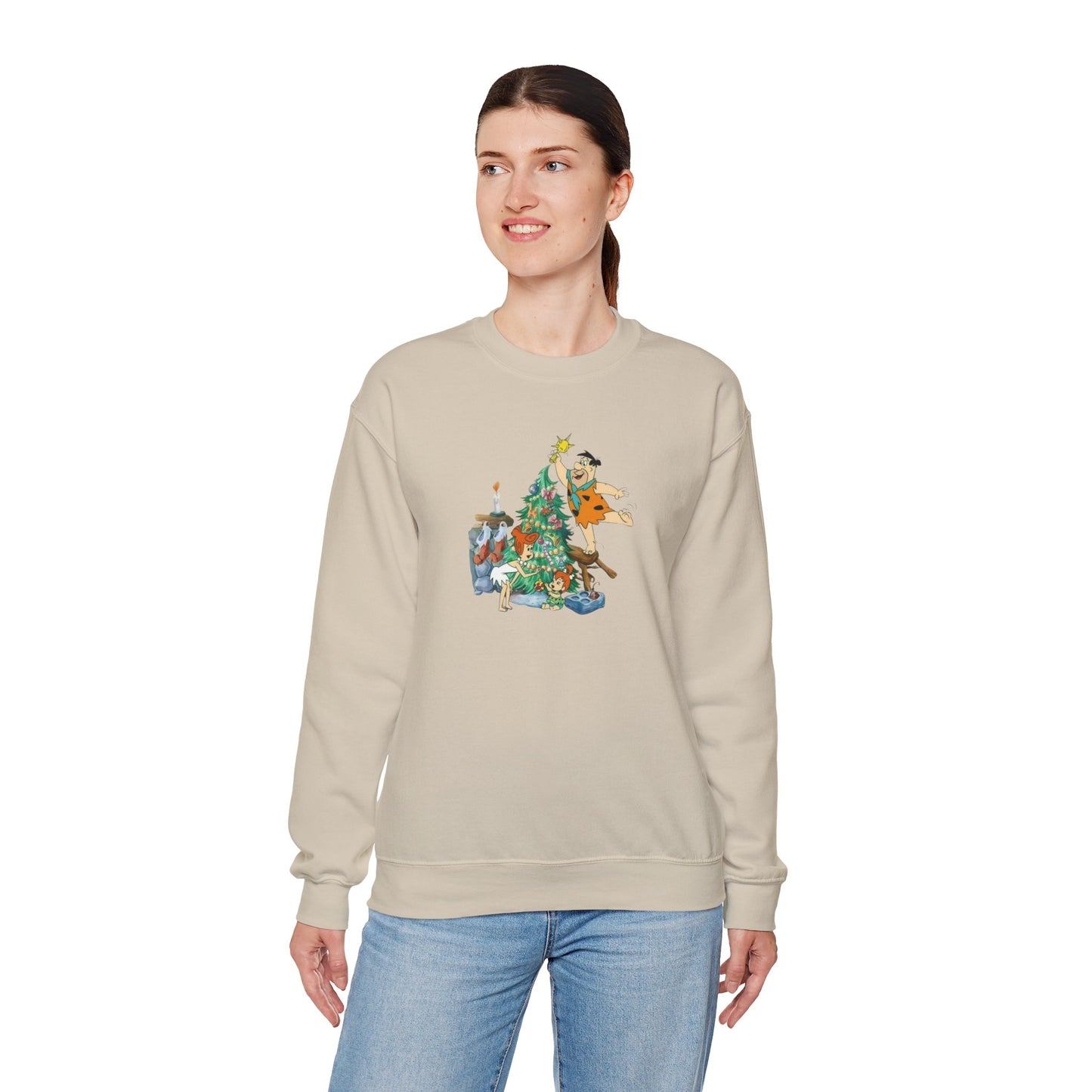 Flinstones Christmas Unisex Heavy Blend™ Crewneck Sweatshirt