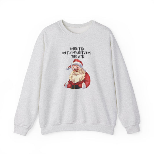 Naughty List This Year Unisex Heavy Blend™ Crewneck Sweatshirt