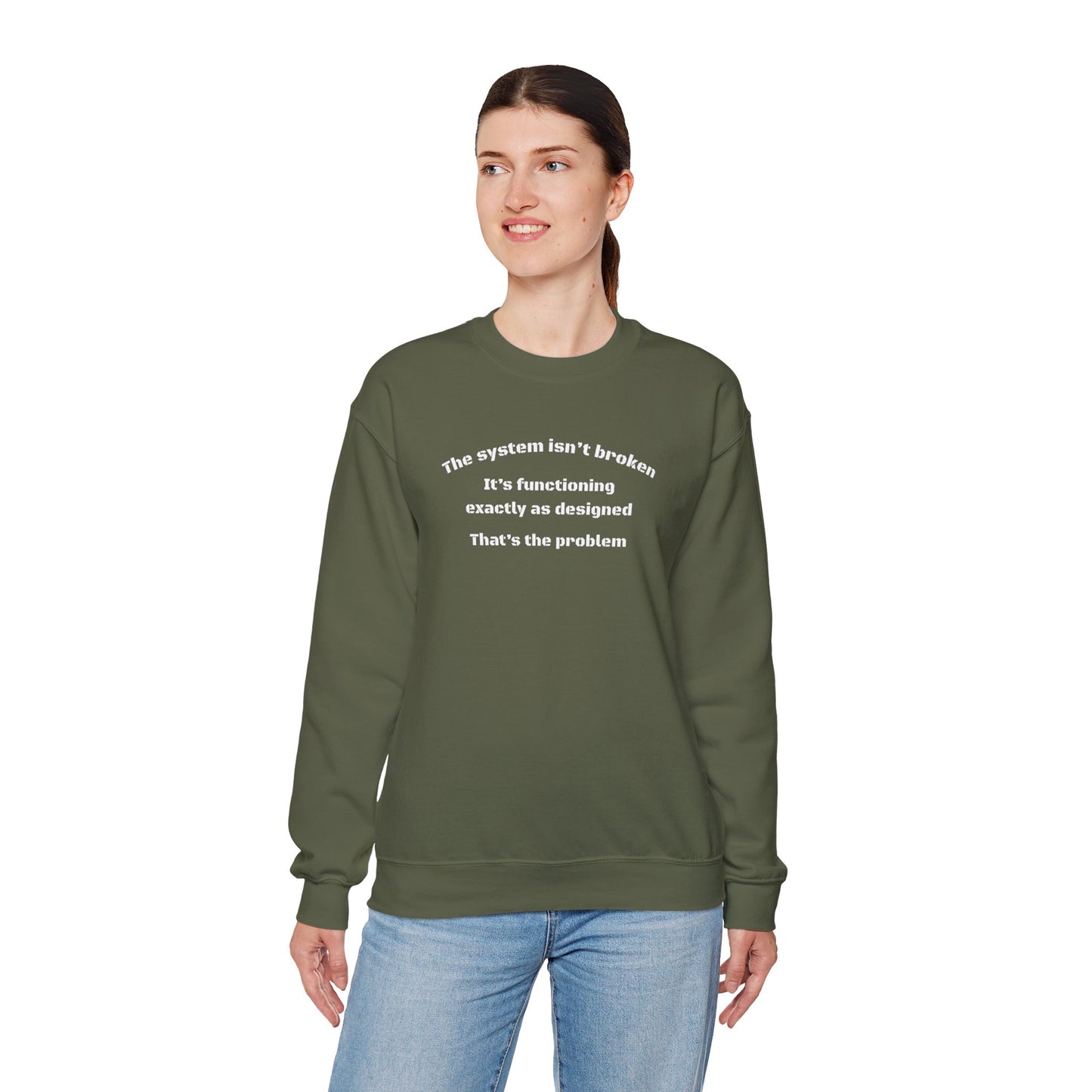 The System Unisex Heavy Blend™ Crewneck Sweatshirt