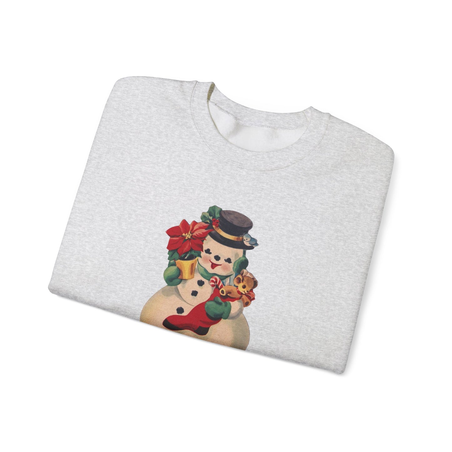 Vintage Snowman Unisex Heavy Blend™ Crewneck Sweatshirt