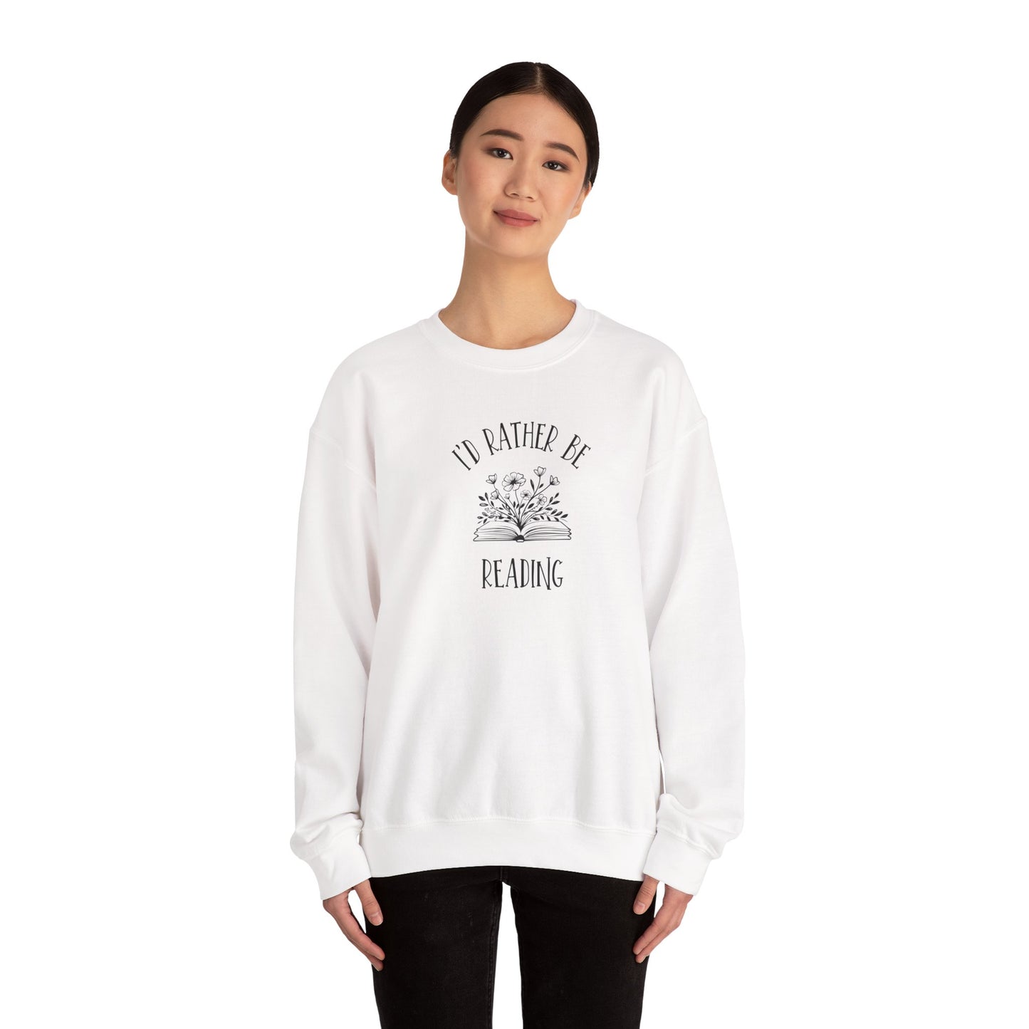 I'd Rather Be Reading Heavy Blend™ Crewneck Sweatshirt