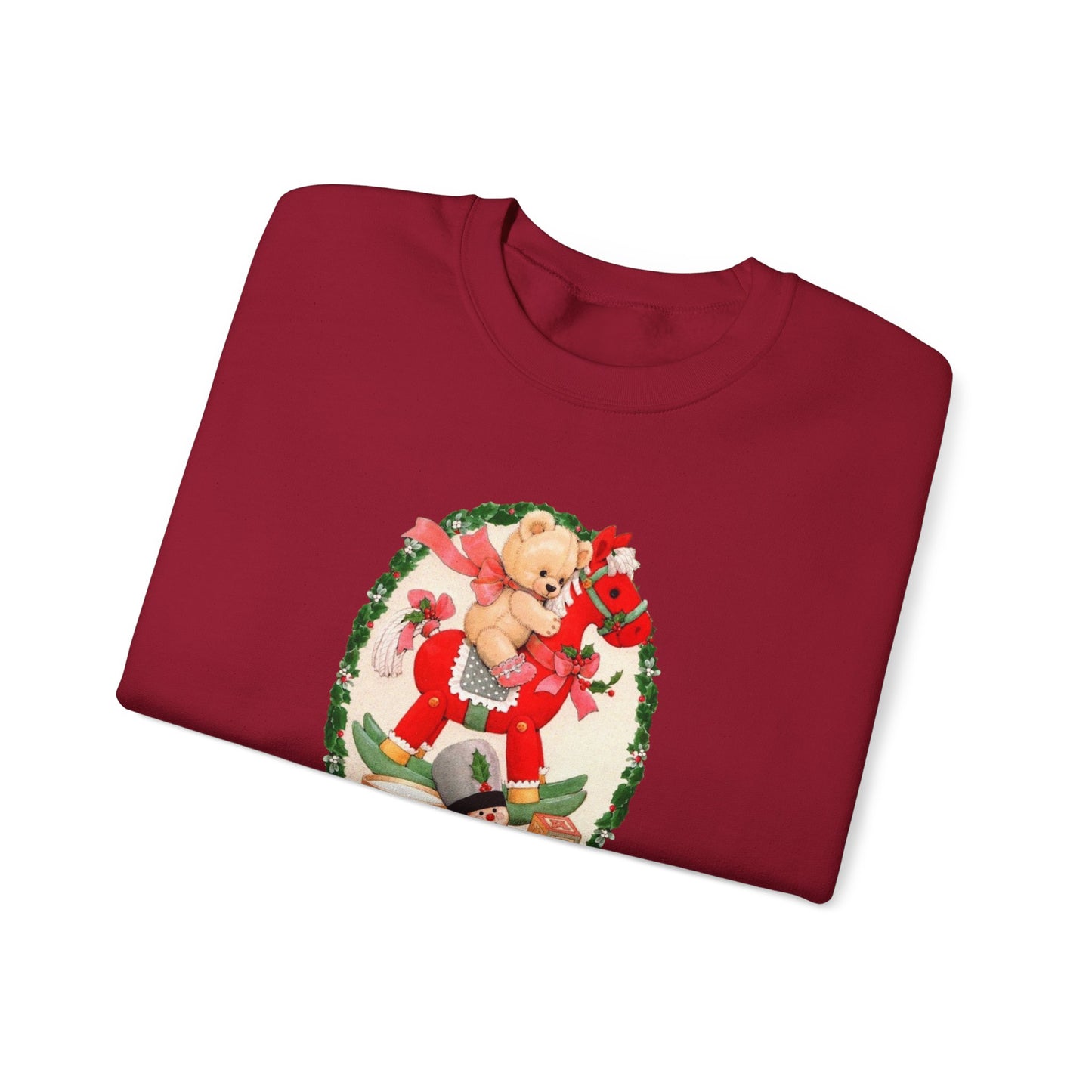 Vintage Christmas Toys Unisex Heavy Blend™ Crewneck Sweatshirt