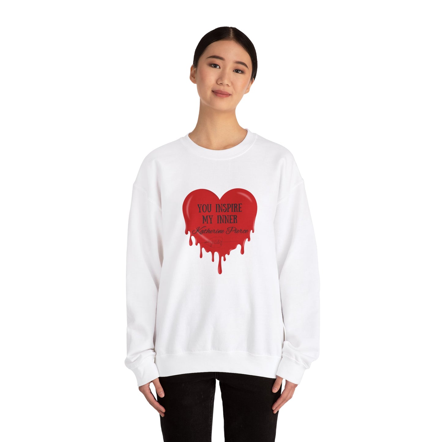 The Vampire Diaries Katherine Pierce Unisex Heavy Blend™ Crewneck Sweatshirt