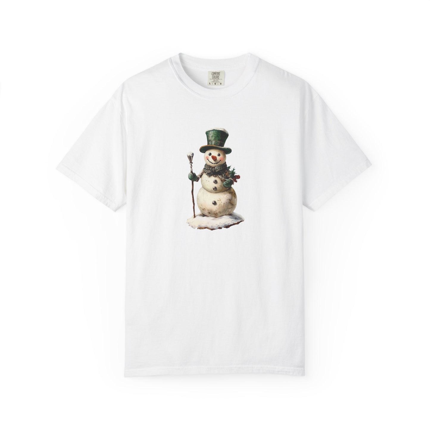 Snowman Unisex Garment-Dyed T-shirt