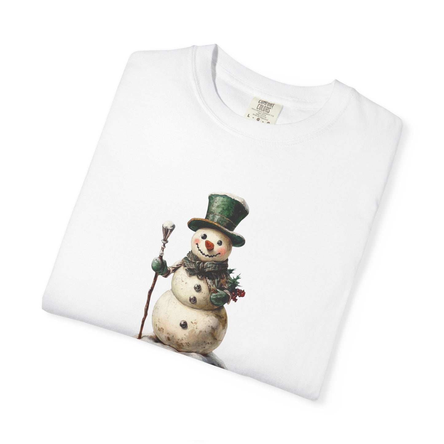 Snowman Unisex Garment-Dyed T-shirt