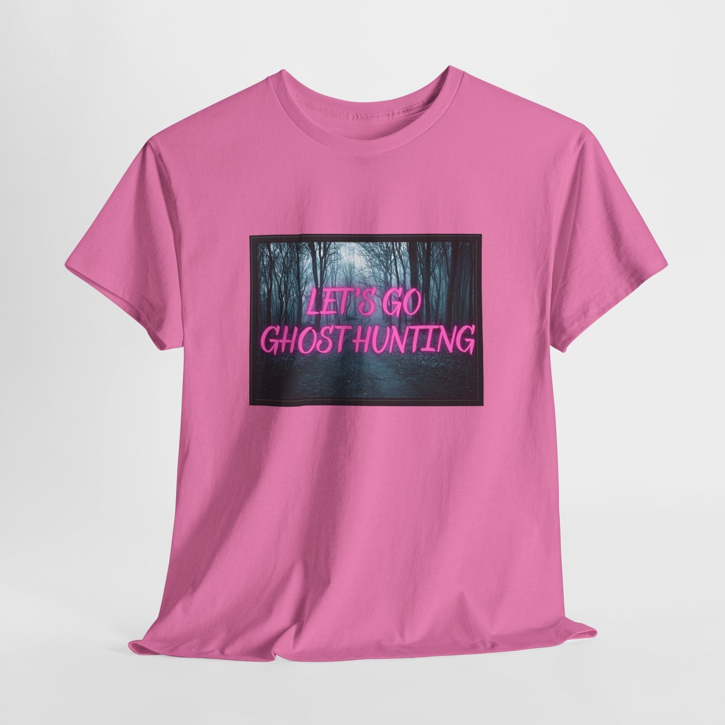 Let's Go Ghost Hunting Unisex Heavy Cotton Tee