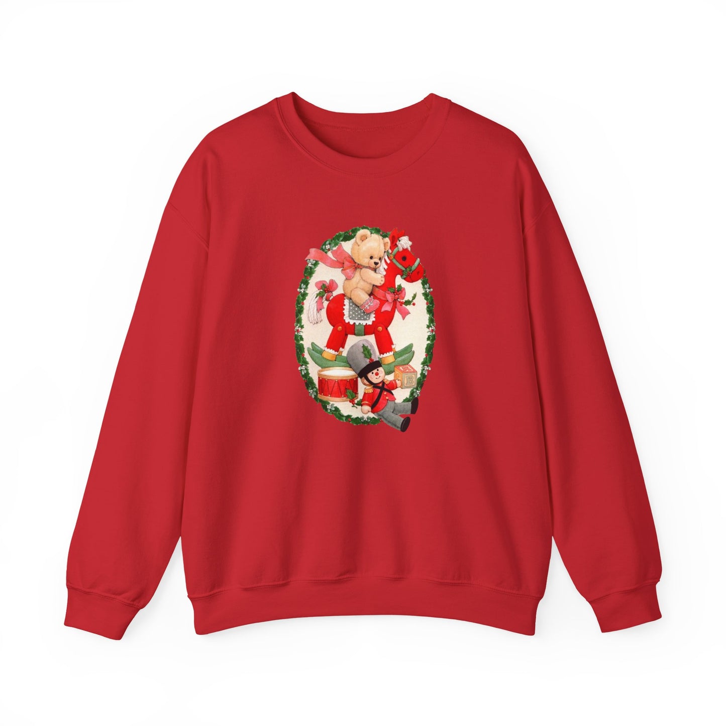 Vintage Christmas Toys Unisex Heavy Blend™ Crewneck Sweatshirt