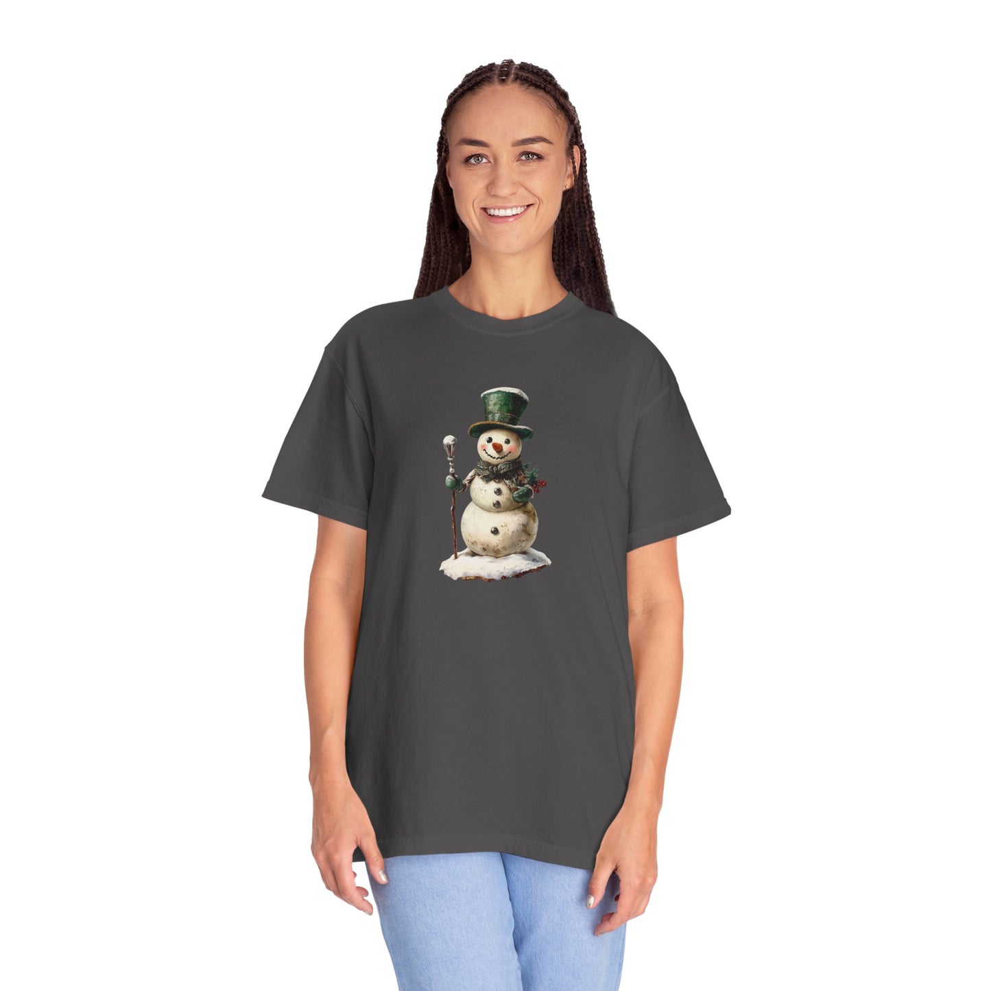 Snowman Unisex Garment-Dyed T-shirt