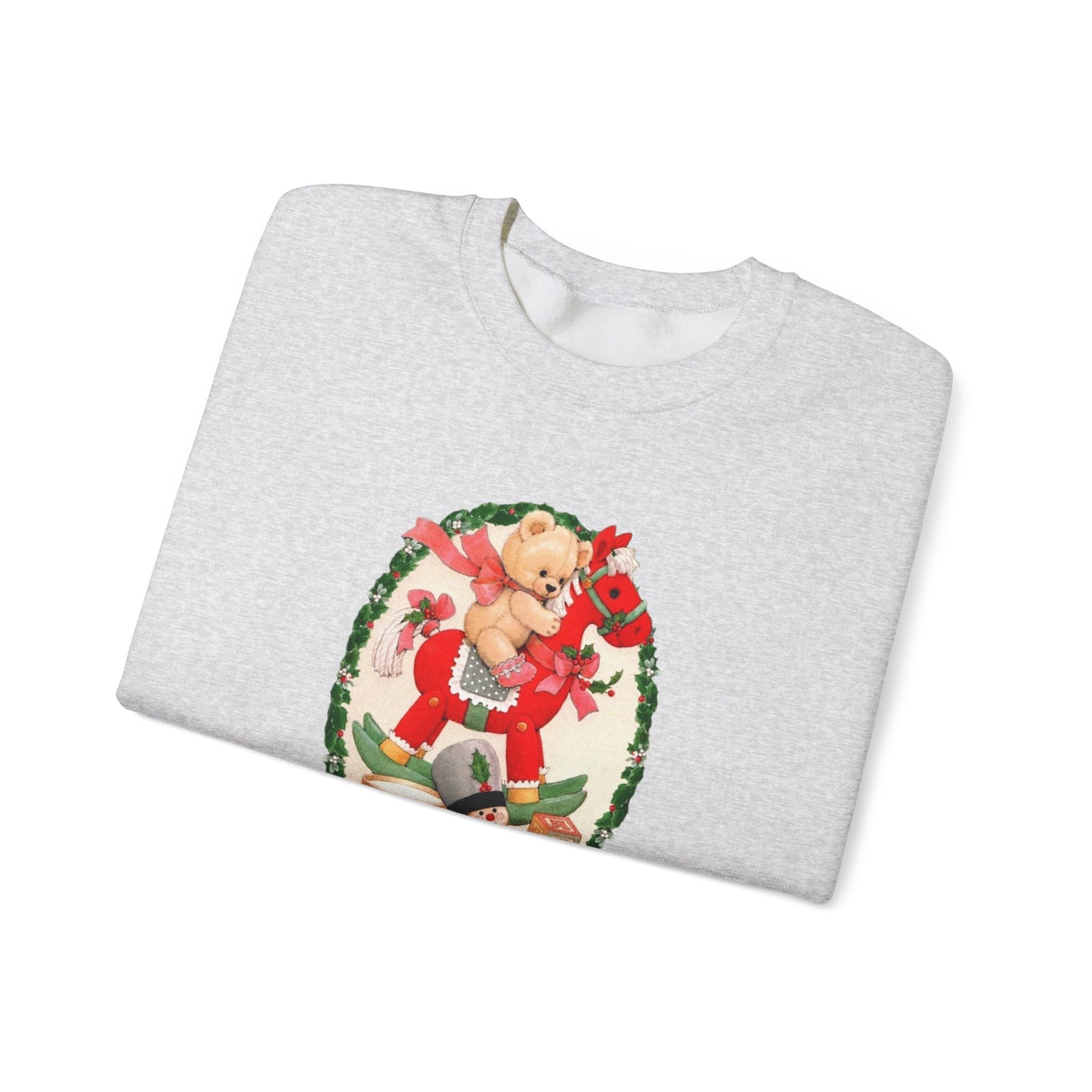 Vintage Christmas Toys Unisex Heavy Blend™ Crewneck Sweatshirt