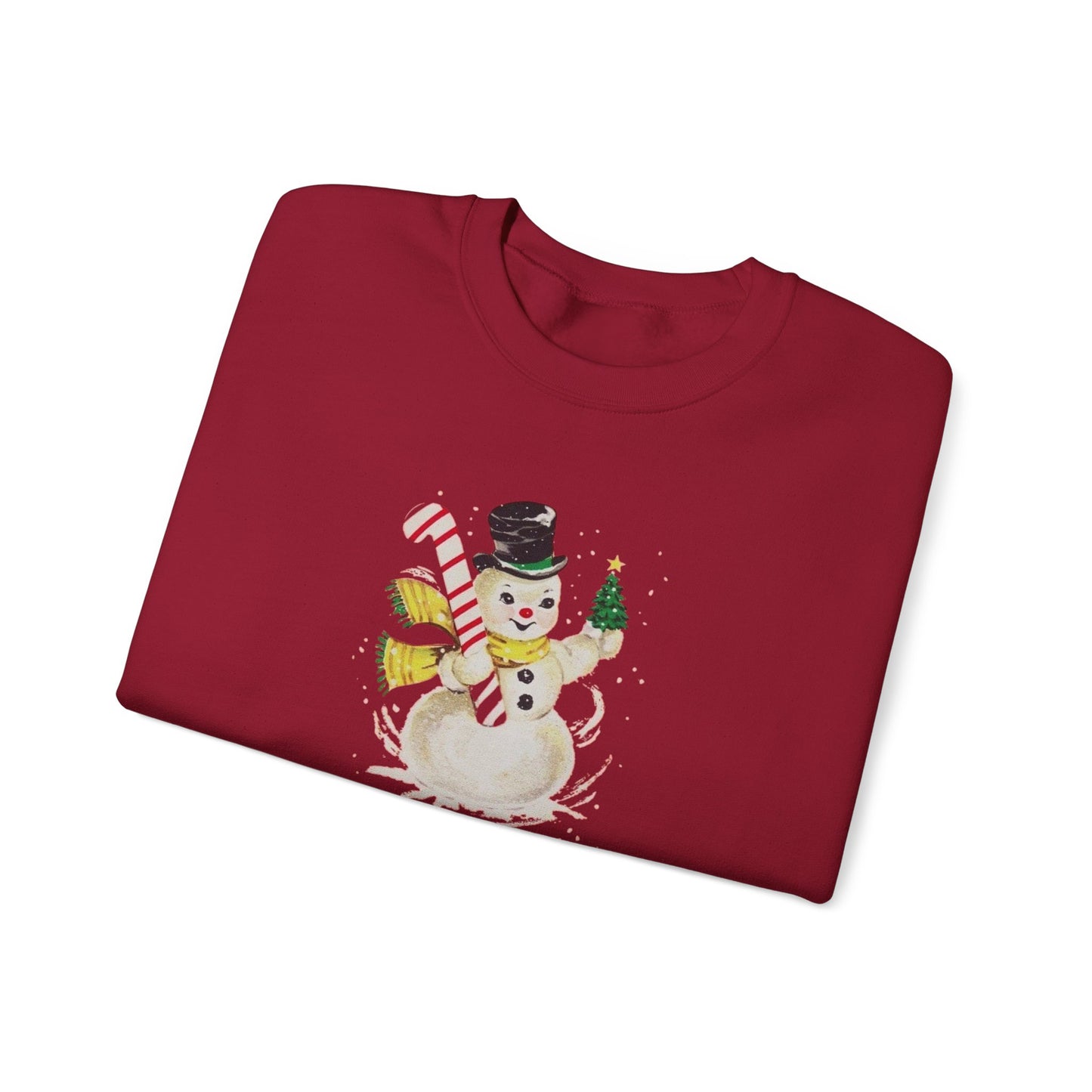Vintage Snowman Unisex Heavy Blend™ Crewneck Sweatshirt