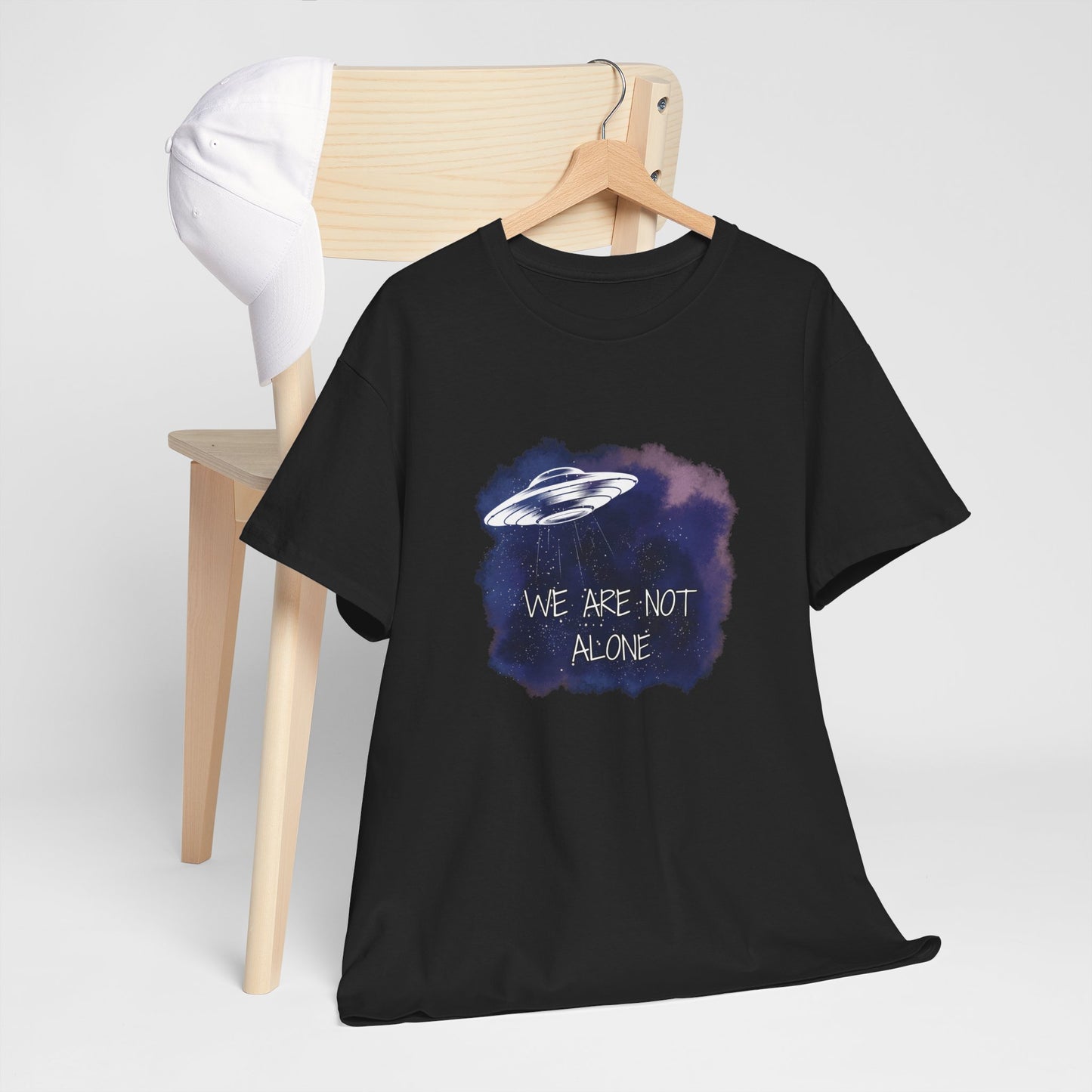 We are not alone Unisex Heavy Cotton Tee