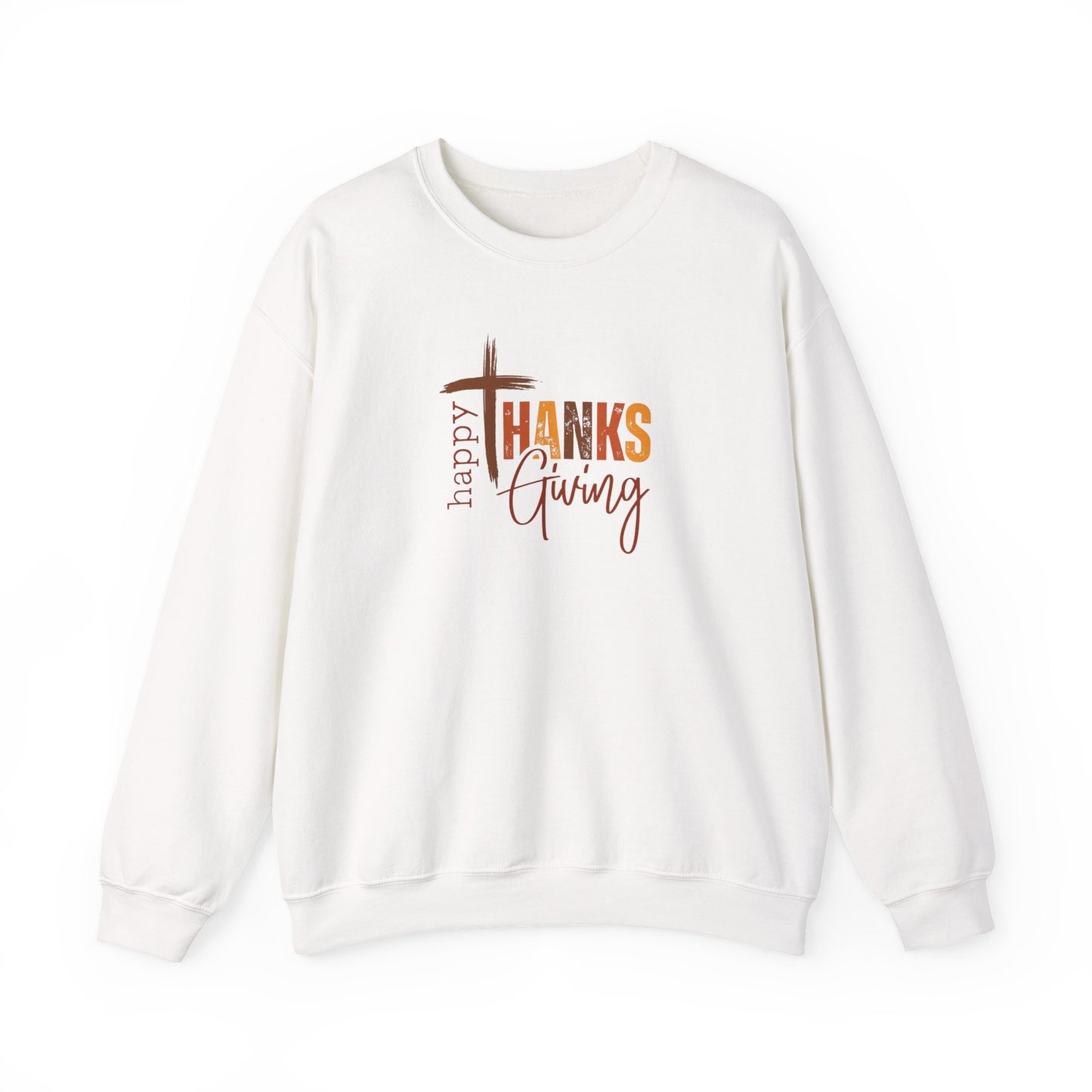 Happy Thanksgiving Heavy Blend™ Crewneck Sweatshirt