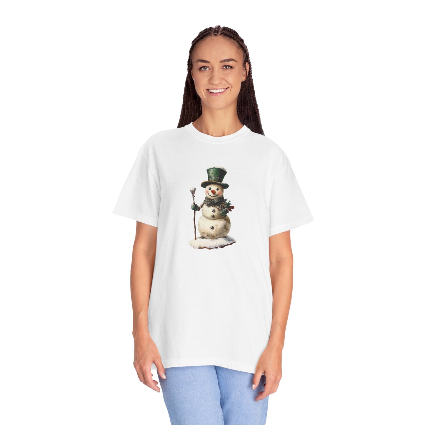 Snowman Unisex Garment-Dyed T-shirt
