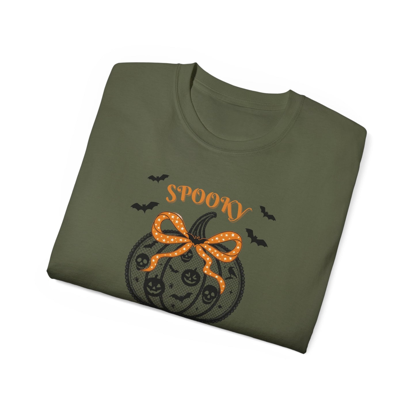 Spooky Season-Laced Pumpkin Unisex Ultra Cotton Tee