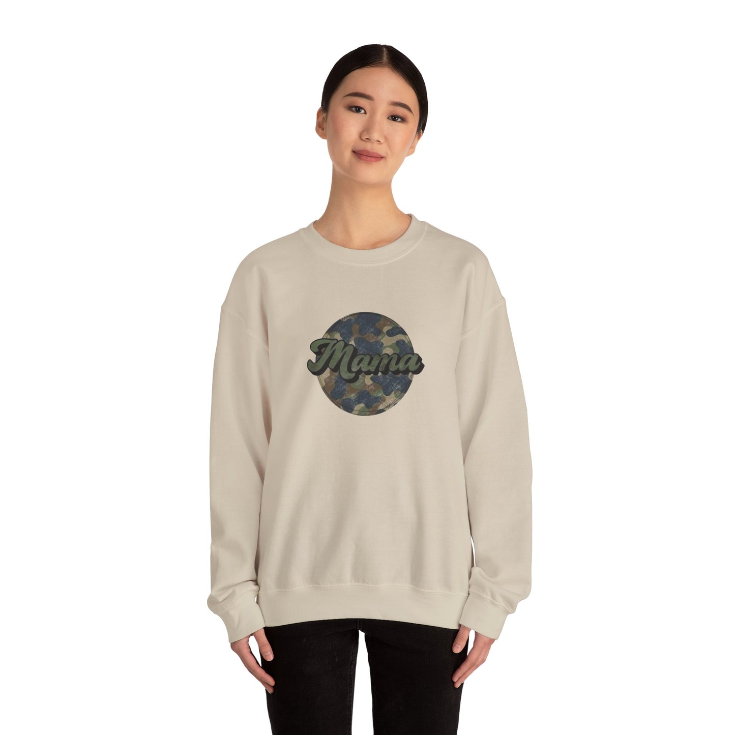 Mama Camo Heavy Blend™ Crewneck Sweatshirt