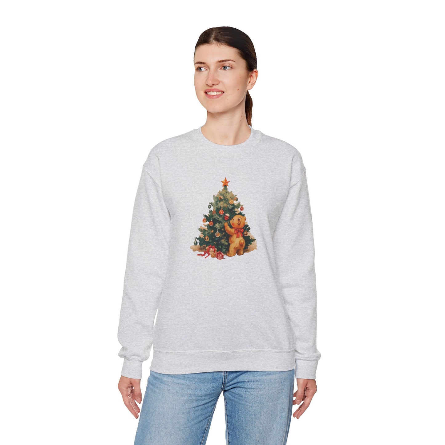 Vintage Christmas Heavy Blend™ Crewneck Sweatshirt