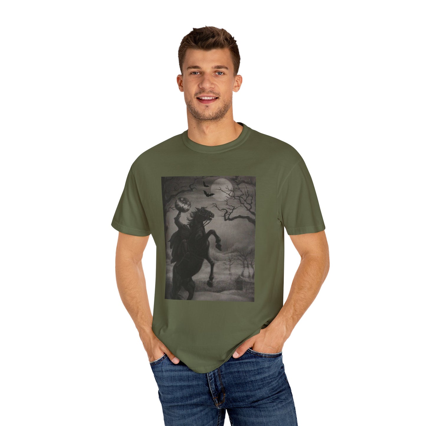 Headless Horseman Unisex Garment-Dyed T-shirt