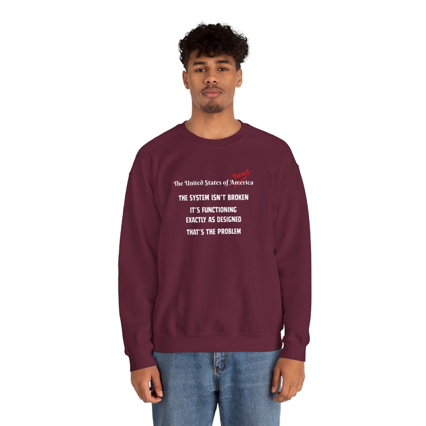 The System Unisex Heavy Blend™ Crewneck Sweatshirt