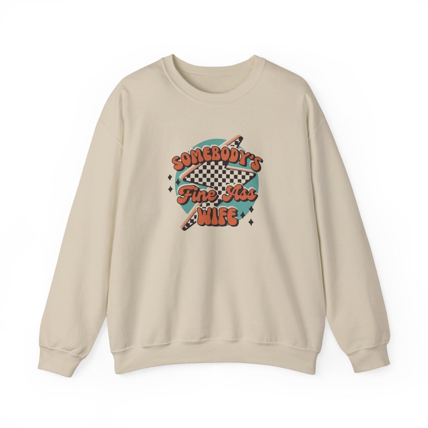 Somebody's Fine A** Wife Heavy Blend™ Crewneck Sweatshirt