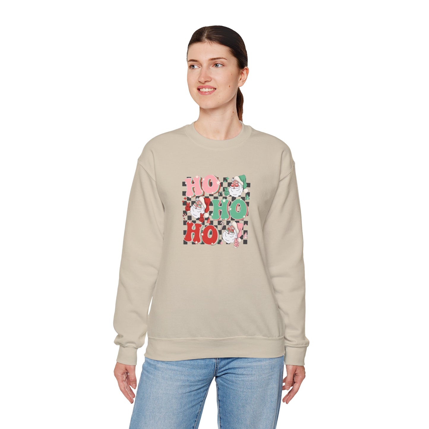 Ho Ho Ho Heavy Blend™ Crewneck Sweatshirt