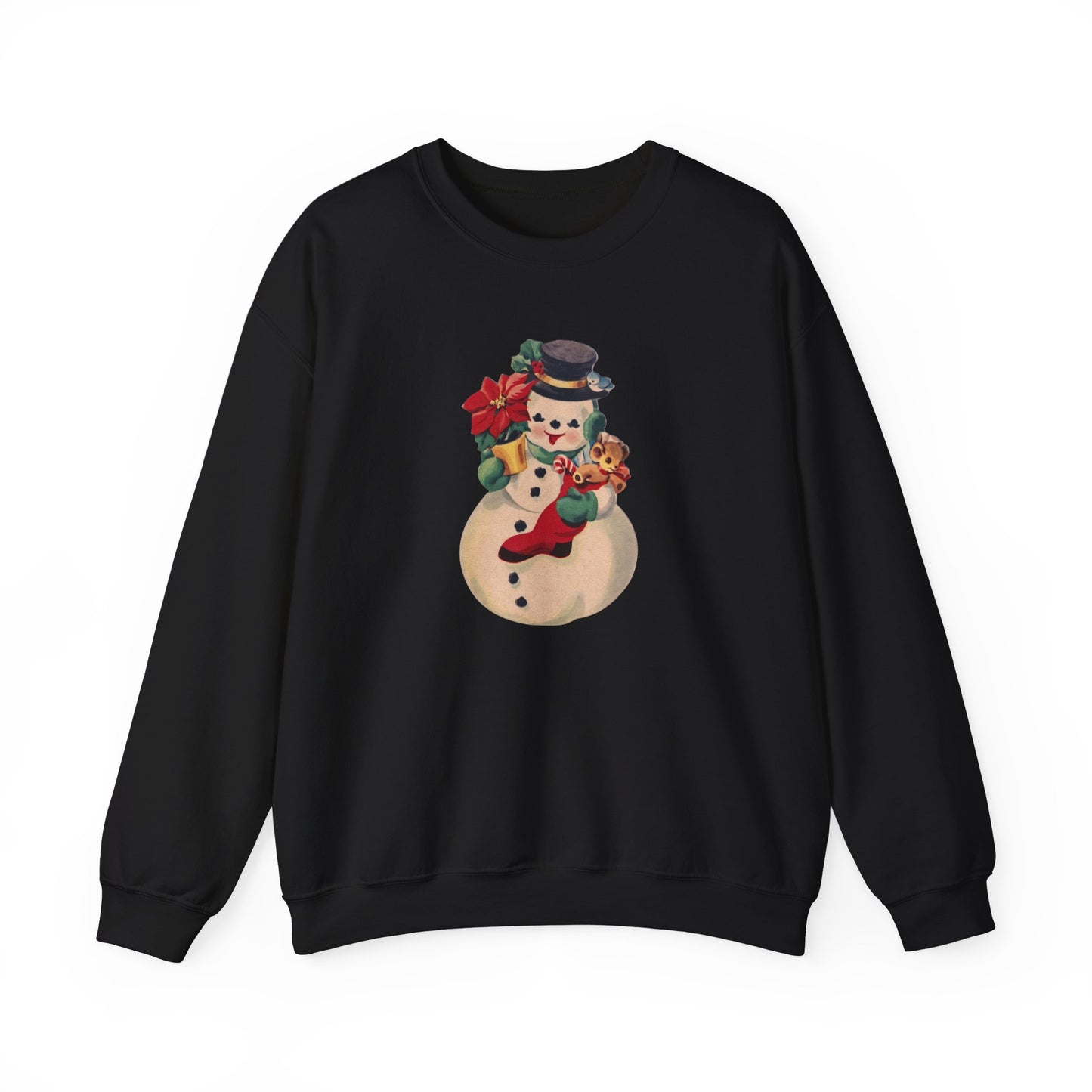 Vintage Snowman Unisex Heavy Blend™ Crewneck Sweatshirt