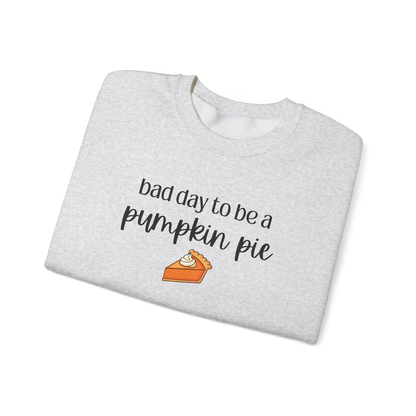 Bad Day to be a Pumpkin Pie Unisex Heavy Blend™ Crewneck Sweatshirt