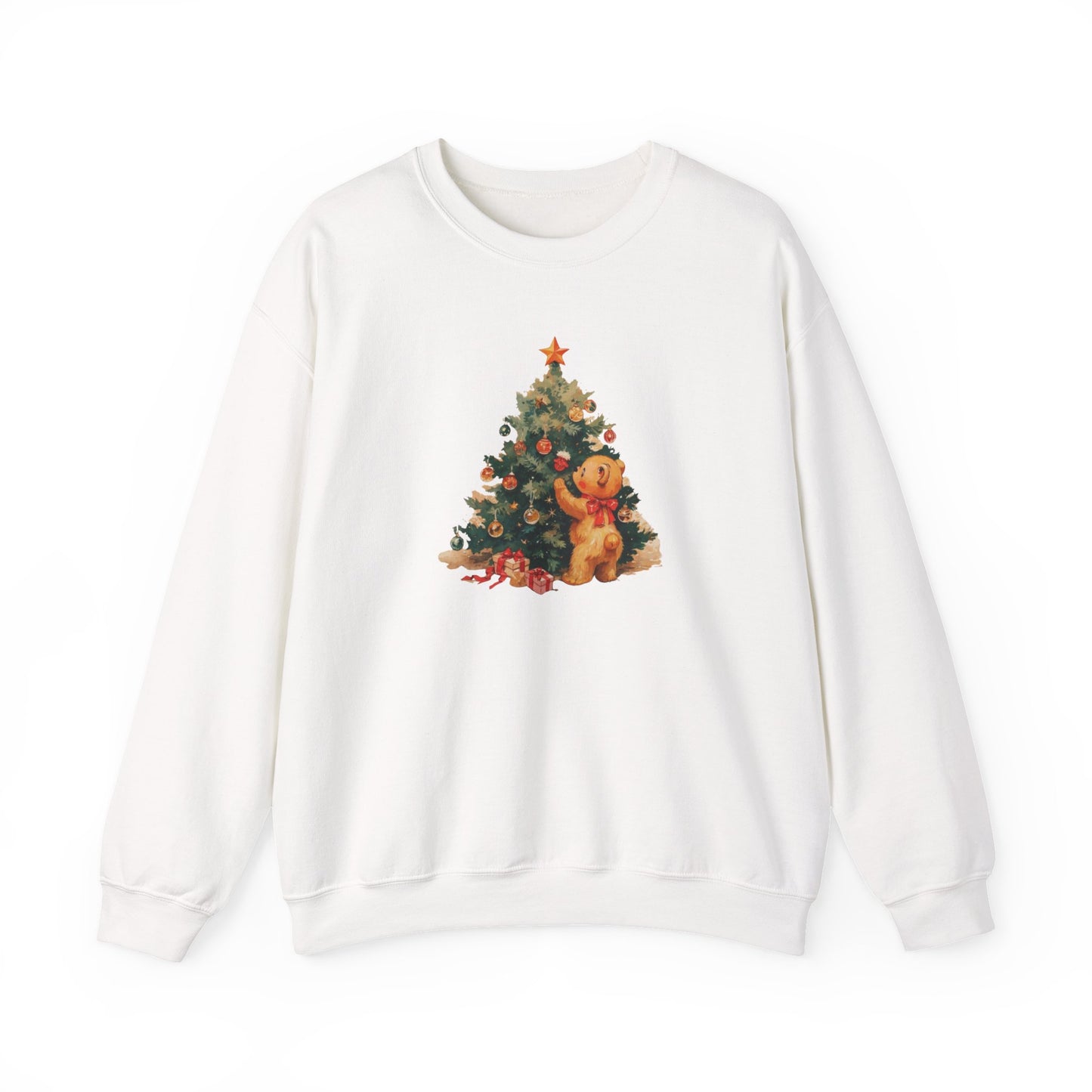 Vintage Christmas Heavy Blend™ Crewneck Sweatshirt