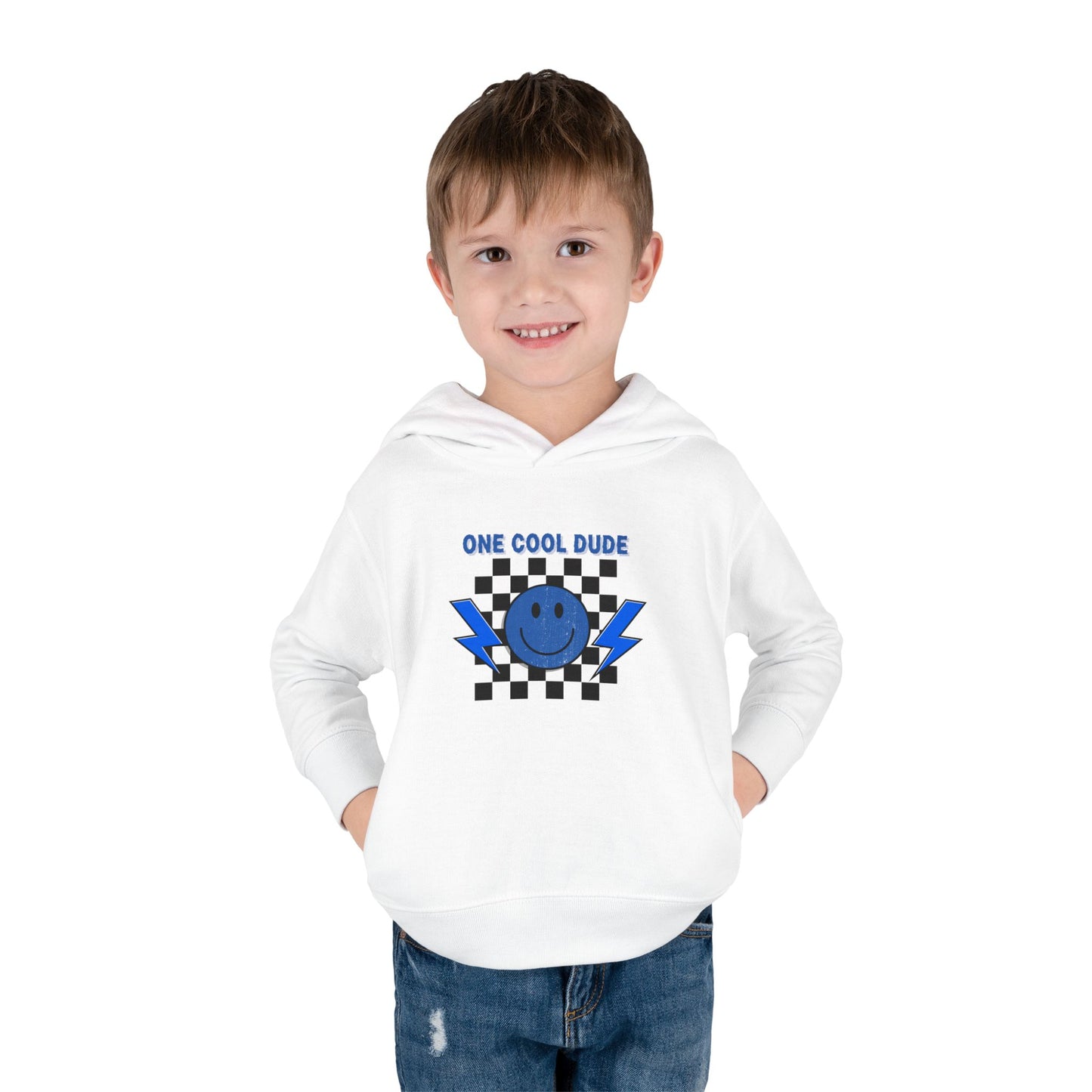 One Cool Dude Toddler Pullover Fleece Hoodie