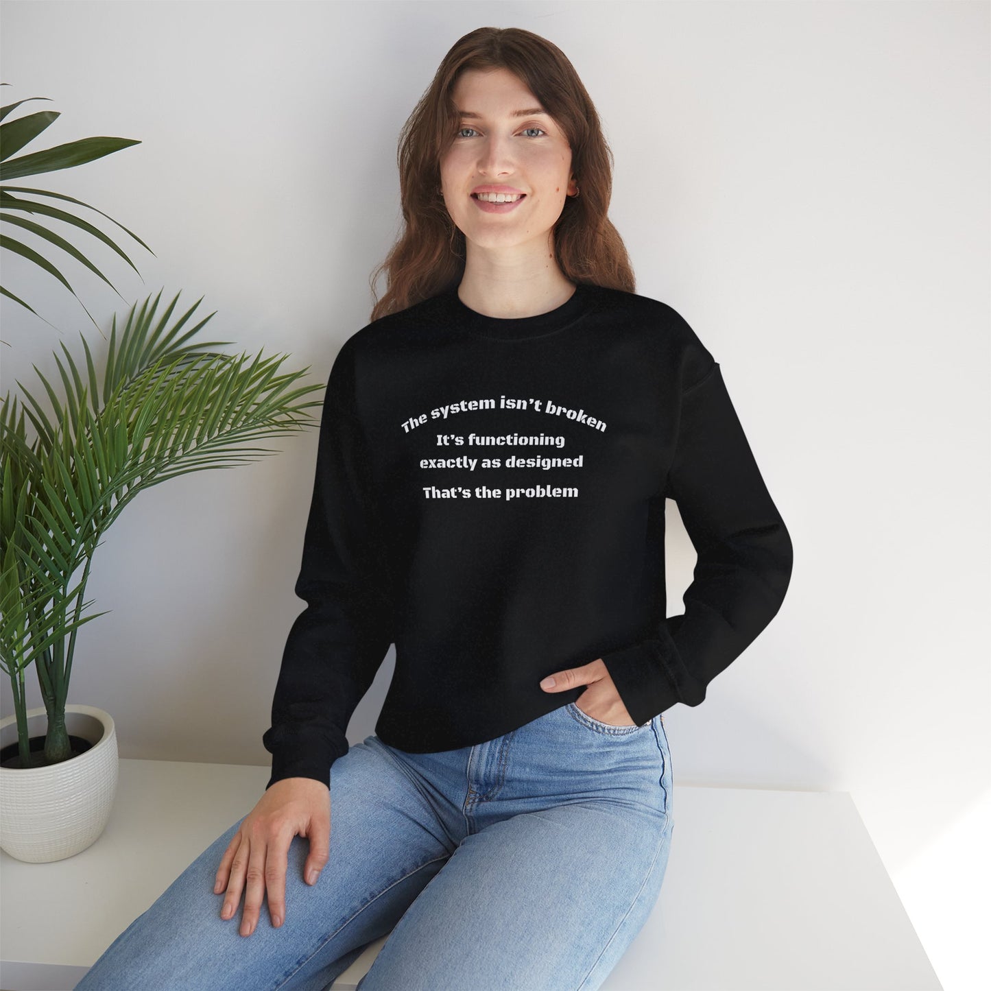 The System Unisex Heavy Blend™ Crewneck Sweatshirt