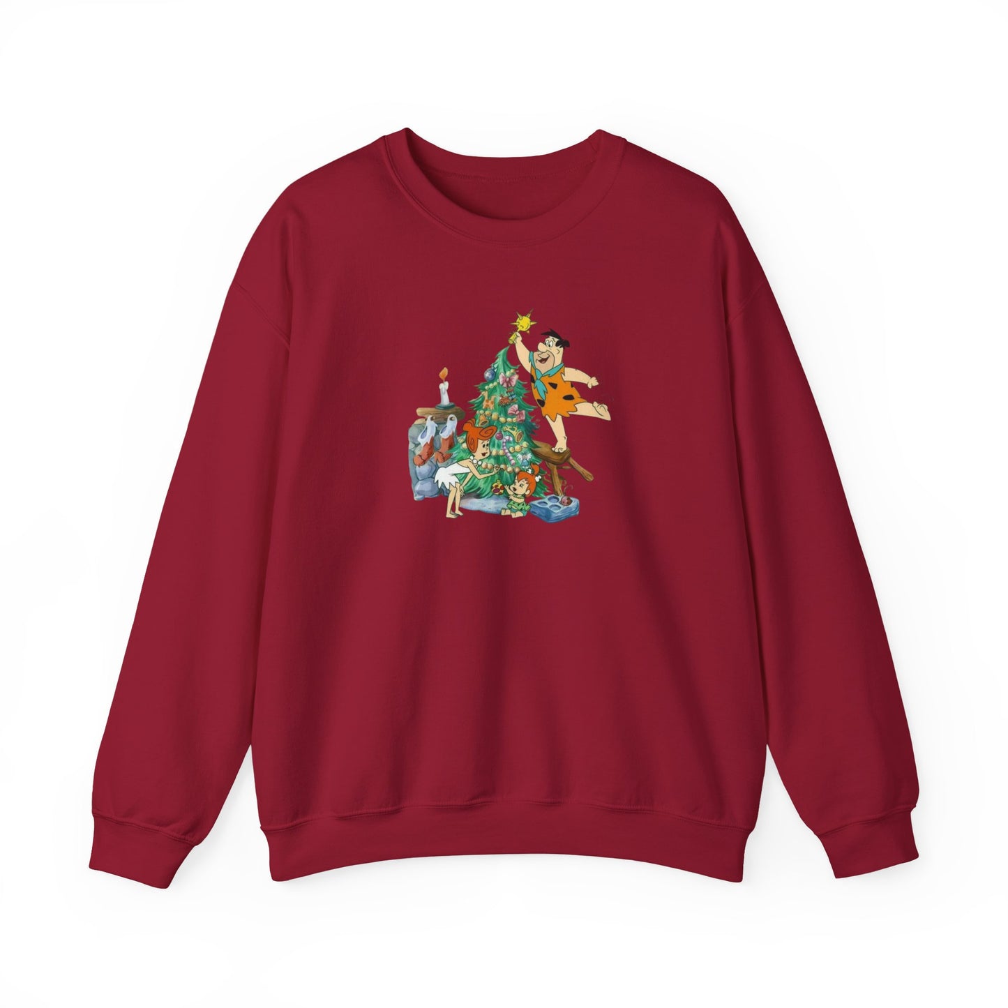 Flinstones Christmas Unisex Heavy Blend™ Crewneck Sweatshirt