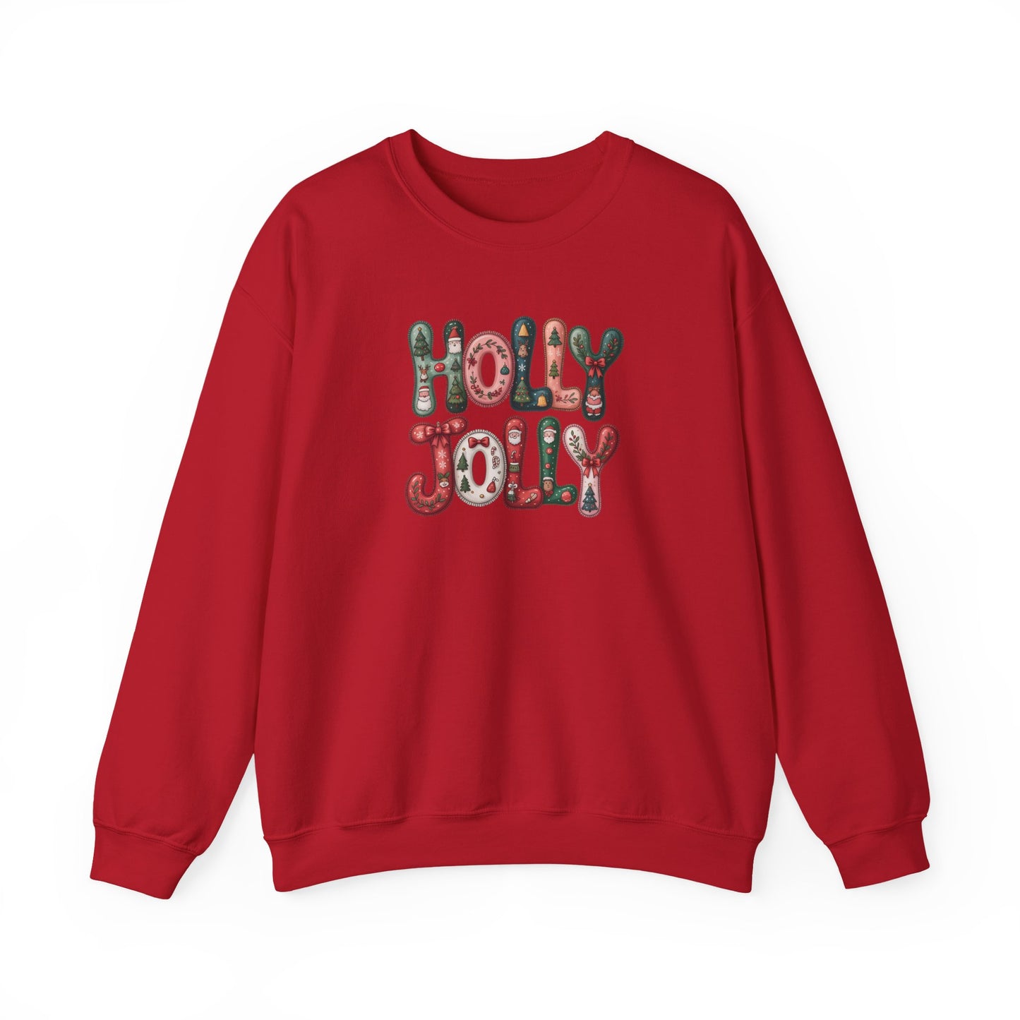 Holly Jolly Unisex Heavy Blend™ Crewneck Sweatshirt