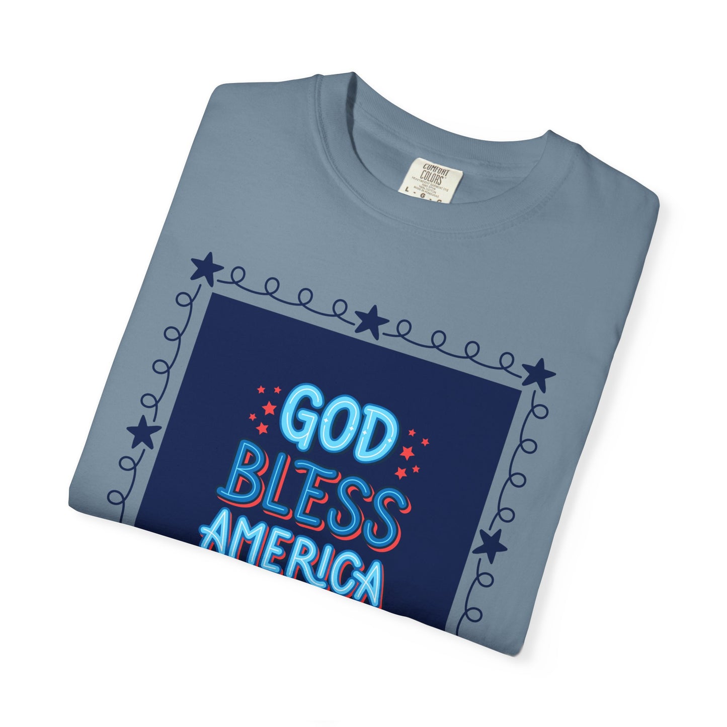 4th of July Unisex Garment-Dyed T-shirt