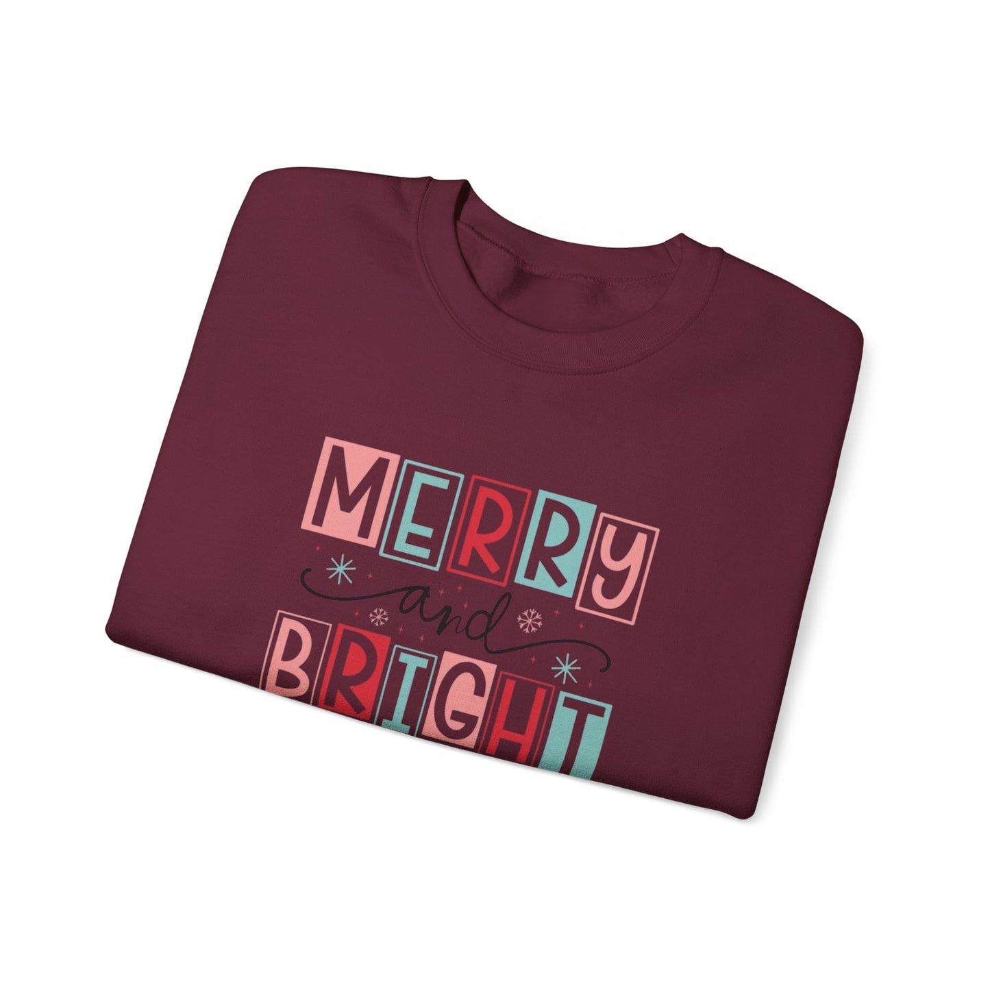 Merry & Bright Unisex Heavy Blend™ Crewneck Sweatshirt