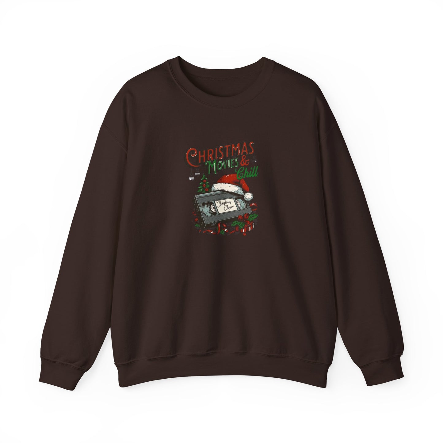 Christmas Movies & Chill Heavy Blend™ Crewneck Sweatshirt