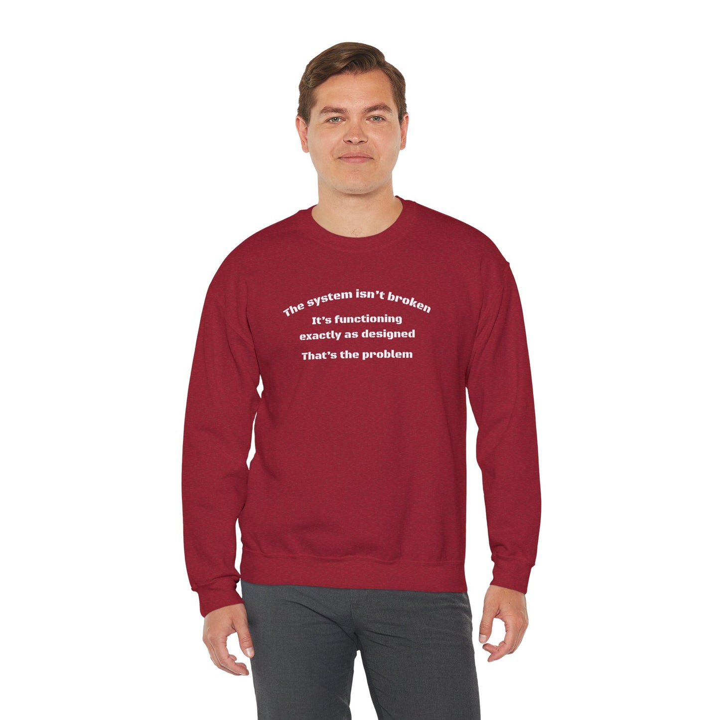 The System Unisex Heavy Blend™ Crewneck Sweatshirt