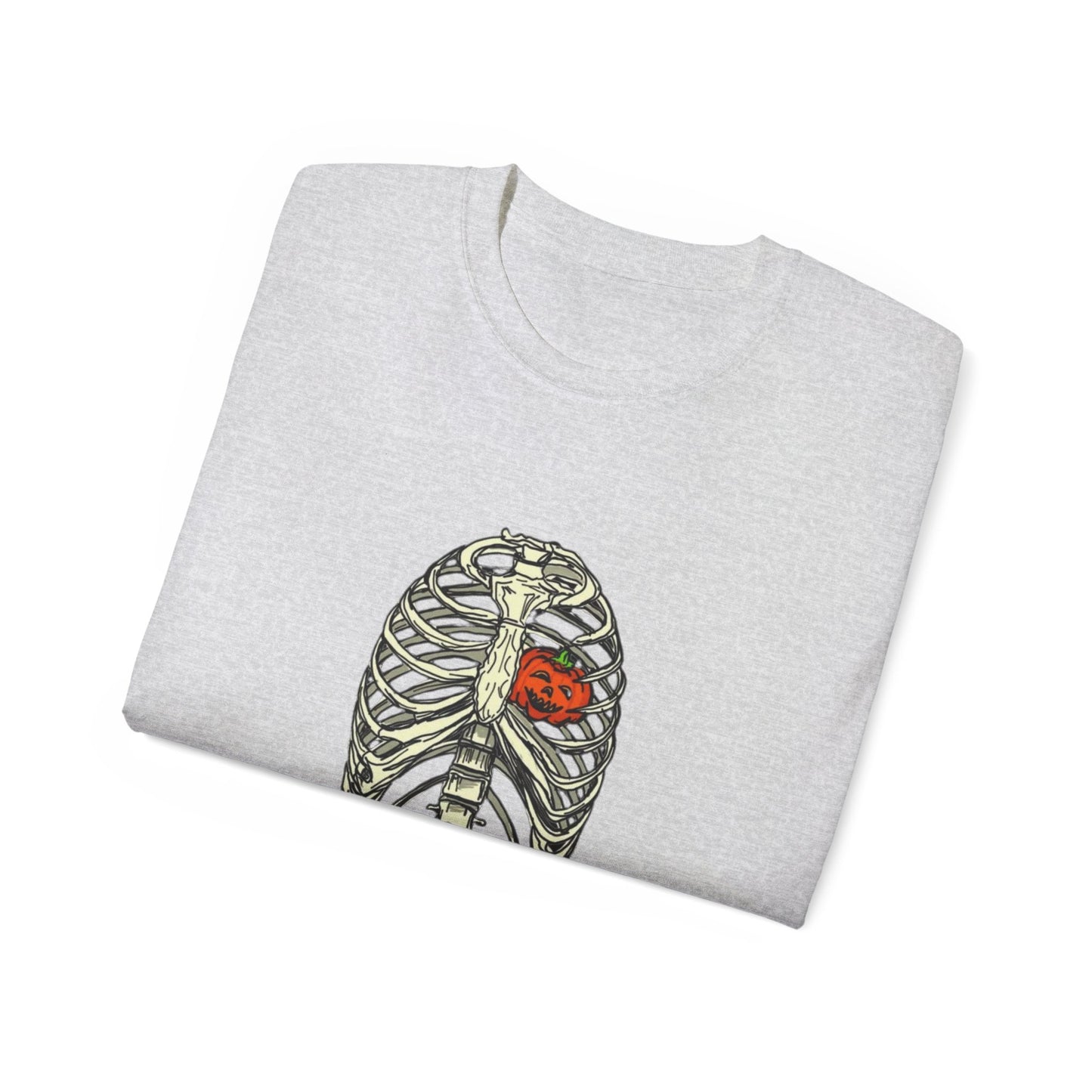 Pumpkin Rib Cage Unisex Ultra Cotton Tee