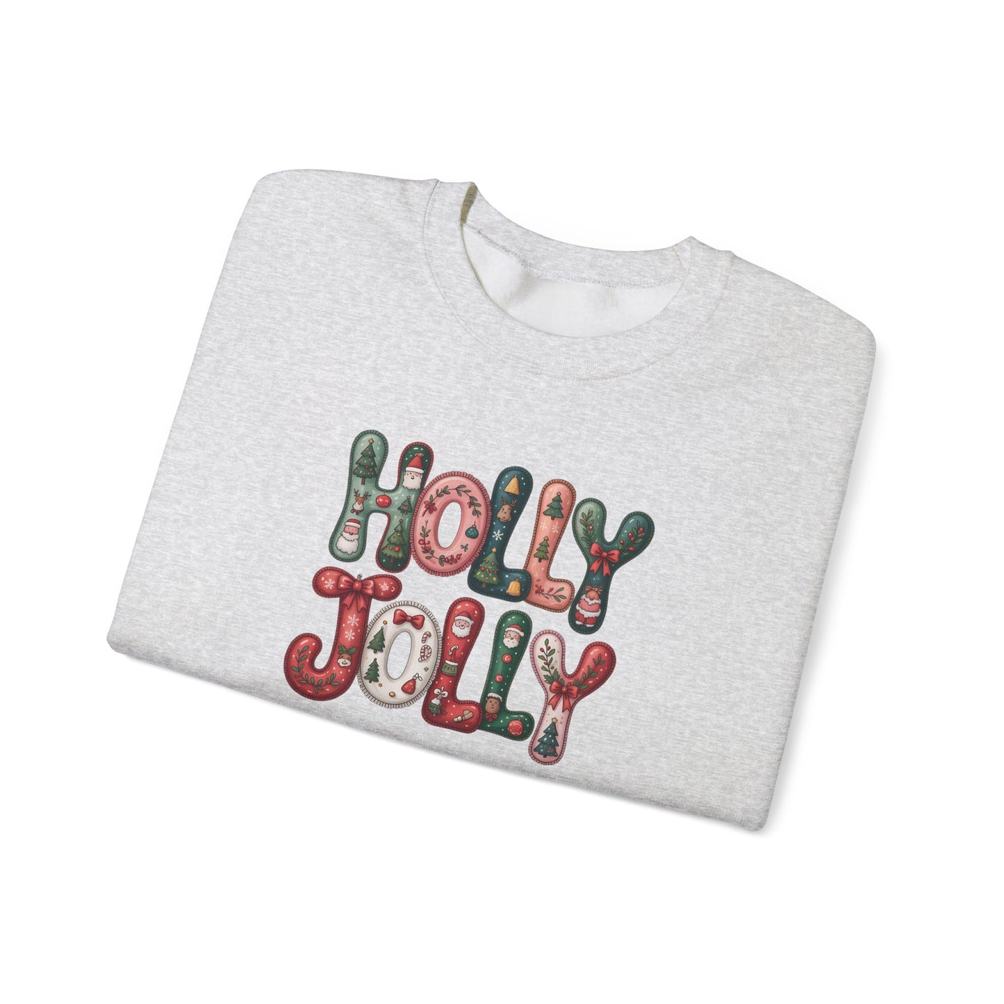 Holly Jolly Unisex Heavy Blend™ Crewneck Sweatshirt