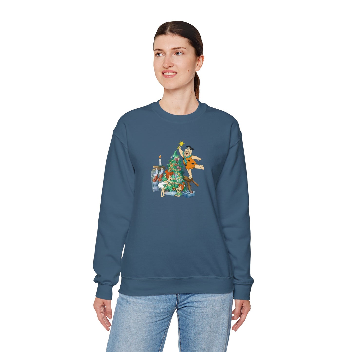 Flinstones Christmas Unisex Heavy Blend™ Crewneck Sweatshirt