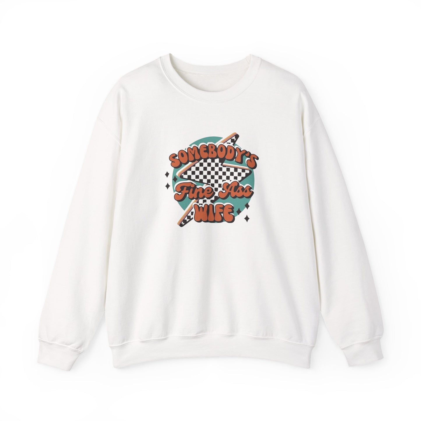 Somebody's Fine A** Wife Heavy Blend™ Crewneck Sweatshirt
