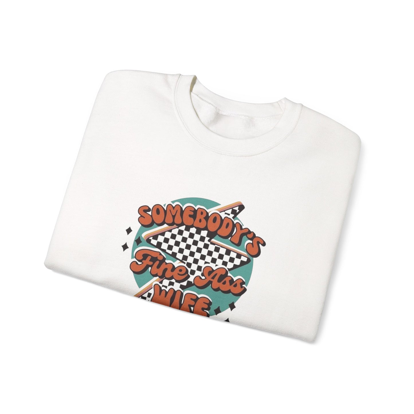 Somebody's Fine A** Wife Heavy Blend™ Crewneck Sweatshirt