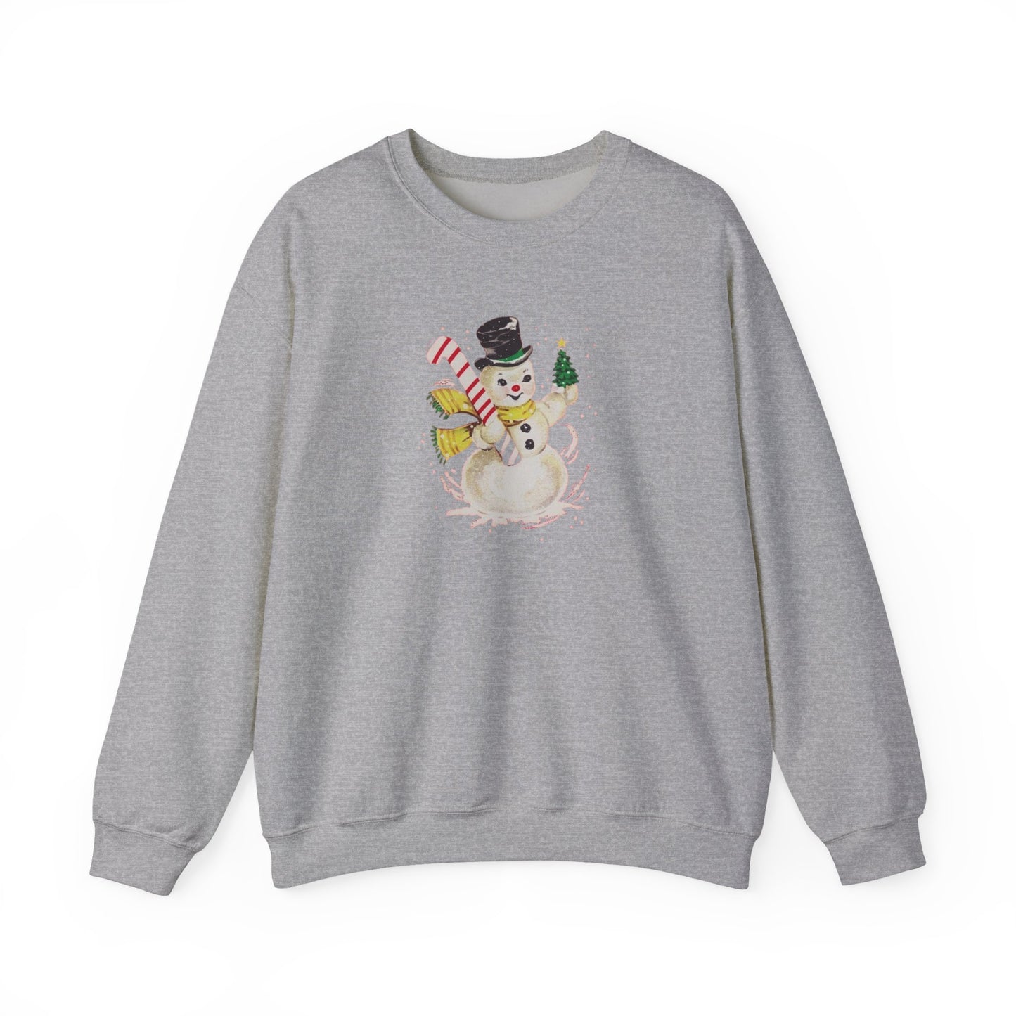 Vintage Snowman Unisex Heavy Blend™ Crewneck Sweatshirt