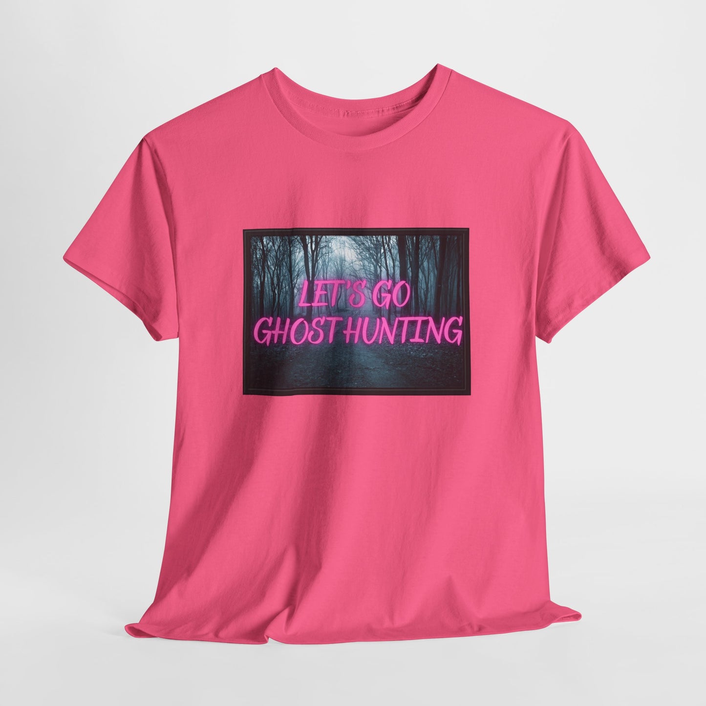 Let's Go Ghost Hunting Unisex Heavy Cotton Tee